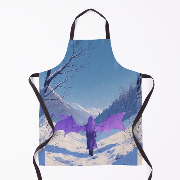Item preview, Purple vampire and winter landscape designed and sold by ArtsJulian.