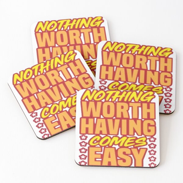 Item preview, Nothing worth having comes easy  designed and sold by szydelkowanika.