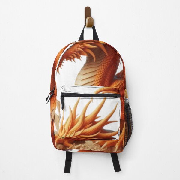 Item preview, Fiery Orange Dragon Fantasy Illustration designed and sold by kharatsuchita.