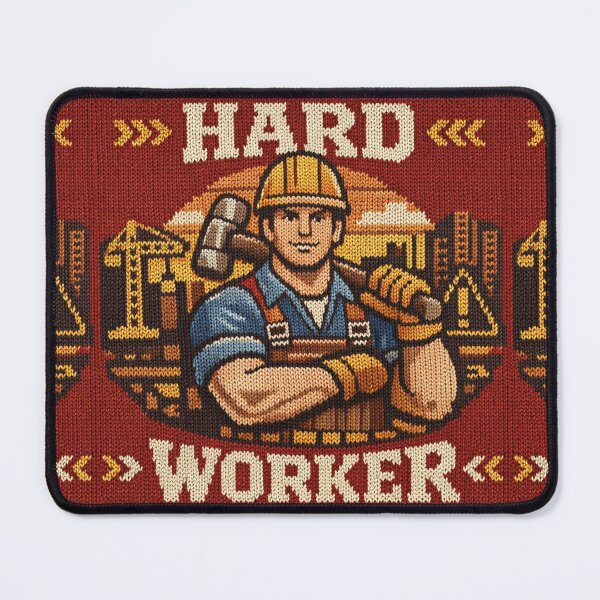 Item preview, Hard worker, cool knitting picture designed and sold by Mauswohn.