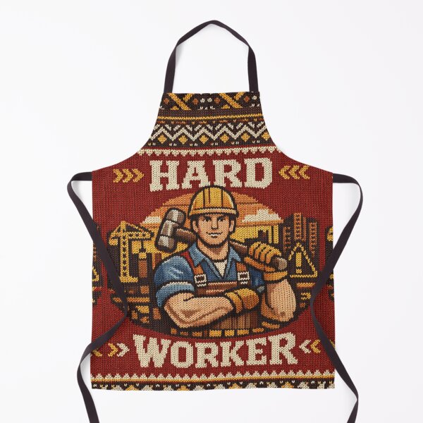 Item preview, Hard worker, cool knitting picture designed and sold by Mauswohn.