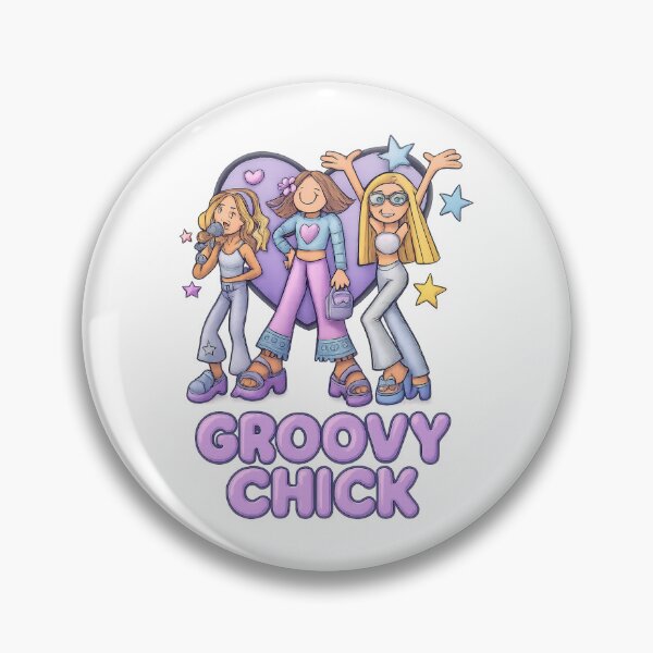 Item preview, Groovy Chick, Groovy Chick Girls, Groovy vibes Only designed and sold by graphic-genie.