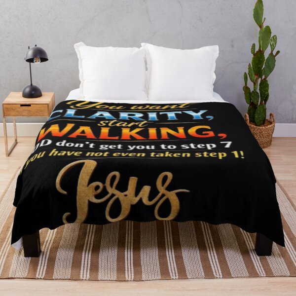 Item preview, Clarity Comes Through Faith – Walk First, Trust God | Christian Jesus Quote Design designed and sold by "TXSiSsY's TRIUMPH BY GRACE".