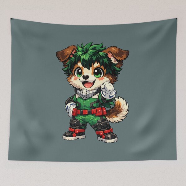Item preview, Deku Dog Hero – Anime Parody Cartoon Art designed and sold by JMVasquez.