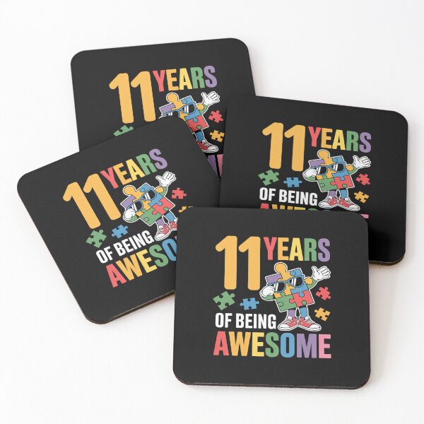 Item preview, 11 Years Of Being Awesome Birthday Dabbing Autism designed and sold by SIGORDESIGN.