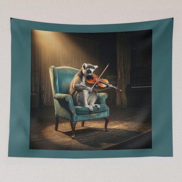 Item preview, Lemur Plays Vivaldi's Spring from The Four Seasons designed and sold by Tridentulus.