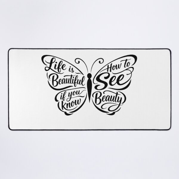 Item preview, Elegant Butterfly Typography  designed and sold by Hemas Art.