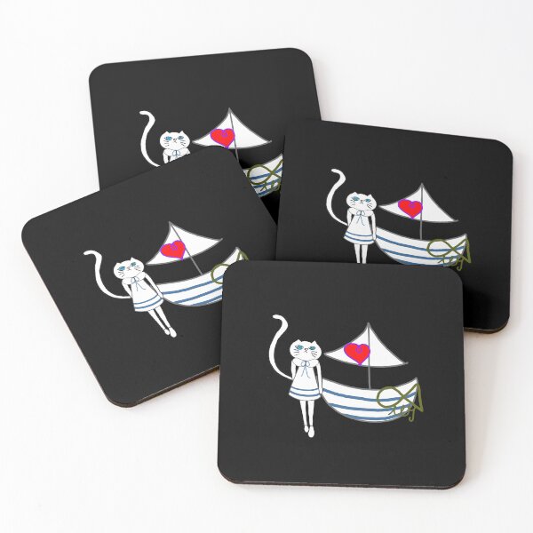 Item preview, LaMaisonOfMY MY FRENCH CAT SAILING INTO LOVE VALENTINES 2026 COLLECTION  NO. 4 Black Edition designed and sold by LaMaisonOfMY.