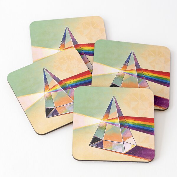 Item preview, Rainbow Prism Light Spectrum - Cosmic Geometric Art designed and sold by Hen-C-Art.