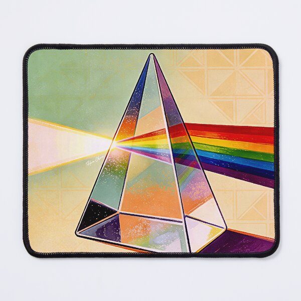 Item preview, Rainbow Prism Light Spectrum - Cosmic Geometric Art designed and sold by Hen-C-Art.