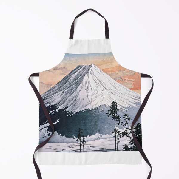 Item preview, Mount Fuji at Sunset - Hiroaki Takahashi Vintage Print designed and sold by Open Canvas.