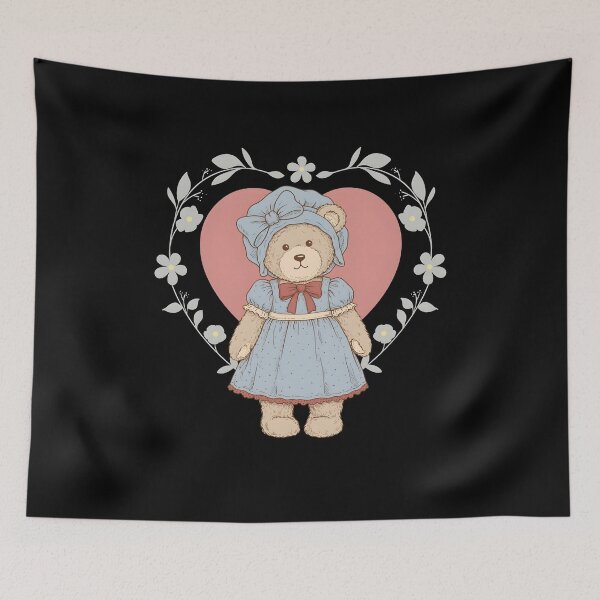 Item preview, Vintage Thrifted Bear Heart designed and sold by Nicobondar.