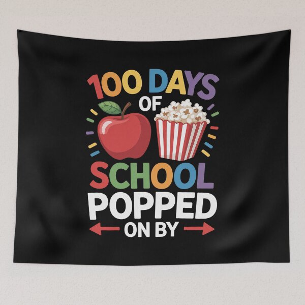 Item preview, 100 Days of School Popcorn Popped on by 100th Day of School designed and sold by SIGORDESIGN.