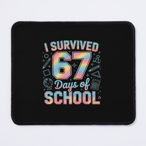 Item preview, 100 Days of School I Survived 67 Days of School Teacher 67 designed and sold by SIGORDESIGN.
