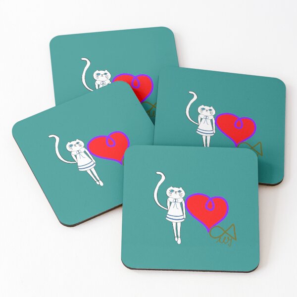 Item preview, LaMaisonOfMY MY FRENCH CAT SAILING INTO LOVE VALENTINES 2026 COLLECTION  NO. 5 On Green designed and sold by LaMaisonOfMY.