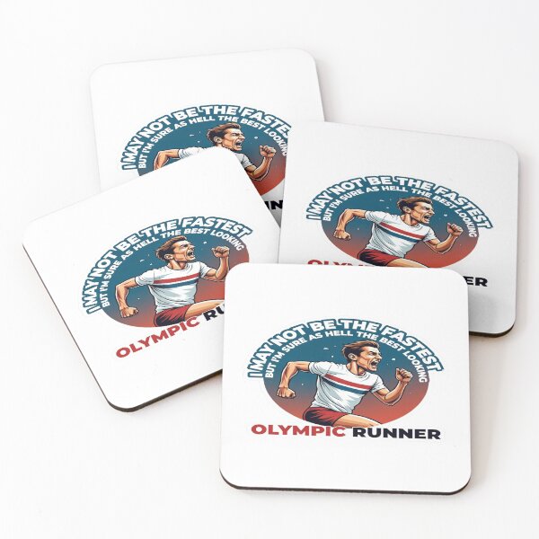 Item preview, I May Not Be the Fastest but I’m Sure as Hell the Best Looking – Olympic Runner Funny T-Shirt & Sticker Design designed and sold by Sushikidsntod.