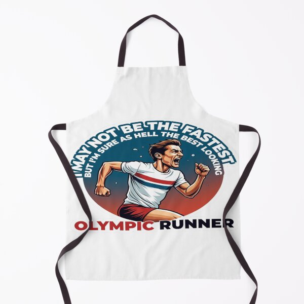 Item preview, I May Not Be the Fastest but I’m Sure as Hell the Best Looking – Olympic Runner Funny T-Shirt & Sticker Design designed and sold by Sushikidsntod.