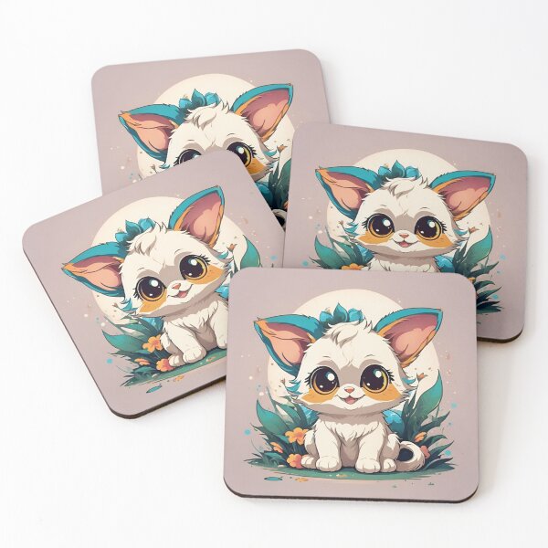 Item preview, Chibi Fennec Fox in Tropical Garden designed and sold by CASASIS_MERCH.