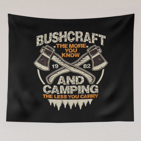 Item preview, Bushcraft And Camping The More You Know The Less You Carry designed and sold by heupelipocko.