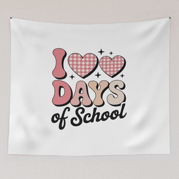 Item preview, 100 Days of School Retro Disco Hearts 100th Day of School designed and sold by SIGORDESIGN.