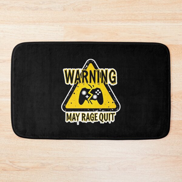Item preview, May Rage Quit - Funny Gamer Merch Hardcore Gaming Quote designed and sold by SlightlyUnreal.