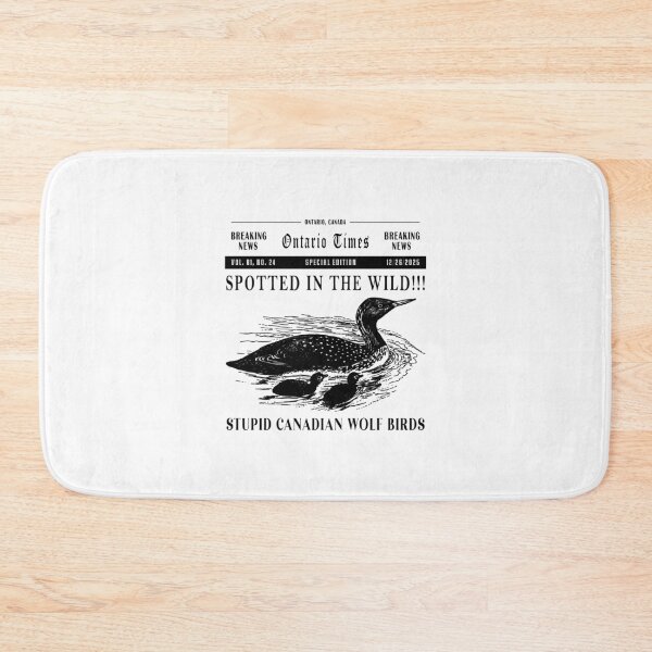 Item preview, Vintage Stupid Canadian Wolf Bird-Loon Bird meme-Heated Rivalry designed and sold by LeonelJohnson.