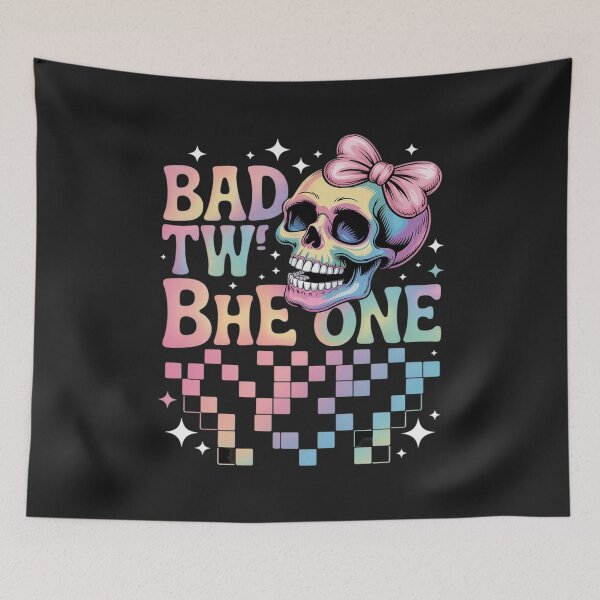 Item preview, Bad Two The Bone 2nd Birthday Kid Girl Tie Dye Birthday designed and sold by Rackaam.