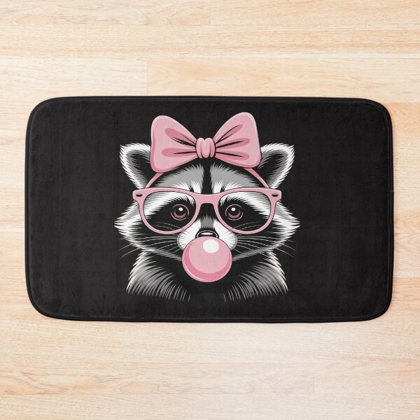 Item preview, Badger Wearing Glasses and Blowing Pink Bubble Gum designed and sold by Rackaam.