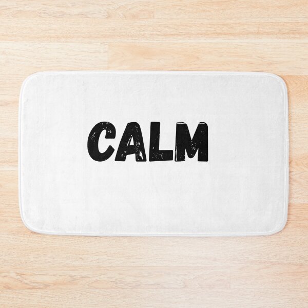 Item preview, Calm – Minimalist Typography Quote for Peace and Balance designed and sold by Uceepeace.