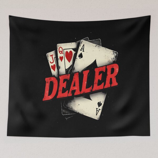 Artikelvorschau, Dealer Spielkarten Poker Casino entworfen und verkauft von heupelipocko.