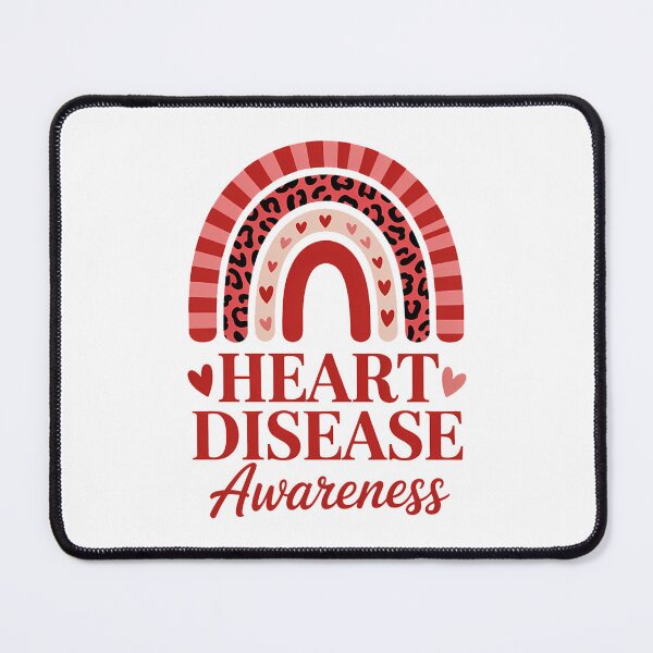 Item preview, Heart Disease Awareness Heart month rainbow heart awareness designed and sold by IdunayaStore.