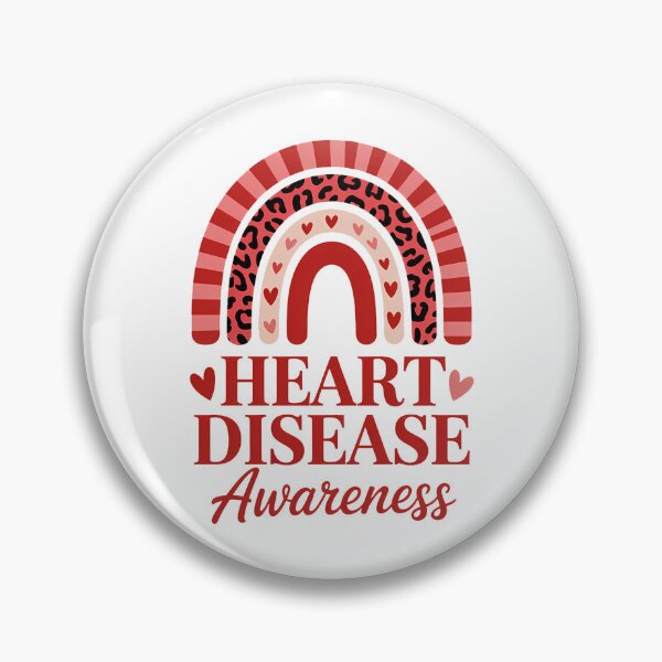 Item preview, Heart Disease Awareness Heart month rainbow heart awareness designed and sold by IdunayaStore.