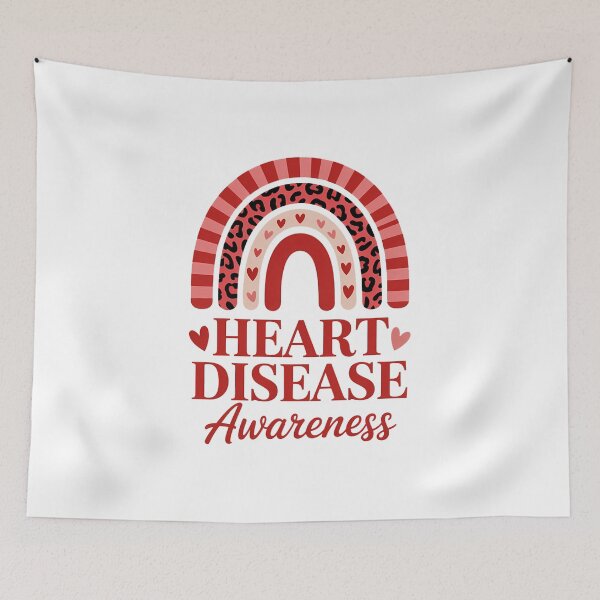 Item preview, Heart Disease Awareness Heart month rainbow heart awareness designed and sold by IdunayaStore.
