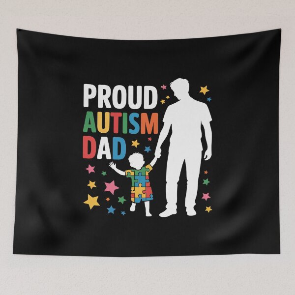 Item preview, Autism Awareness Gifts for Men - Proud Autism Dad designed and sold by SIGORDESIGN.