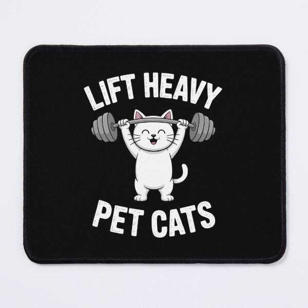 Item preview, Lift Heavy Pet Cats Gym Workout Weight Lifter designed and sold by FaithAbbott.