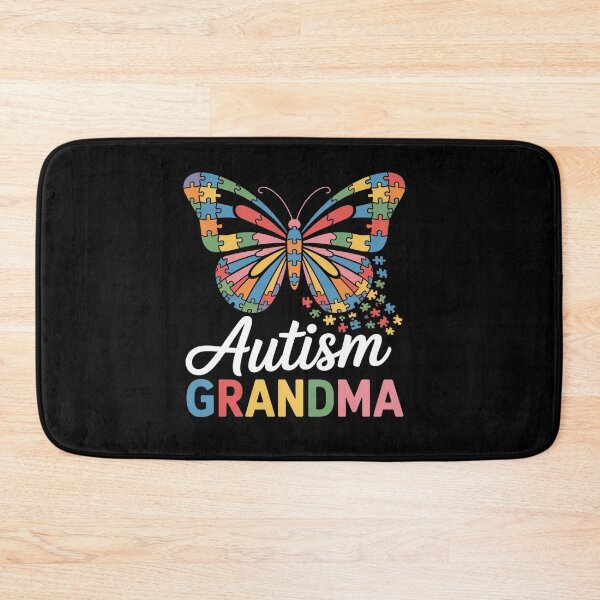 Item preview, Autism Awareness Grandma Butterfly Cute designed and sold by SIGORDESIGN.