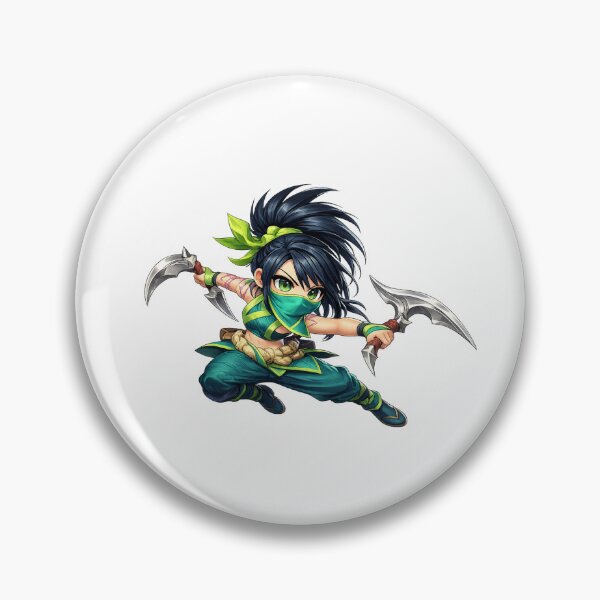 Item preview, Akali - Chibi Legends designed and sold by RogueDrip.