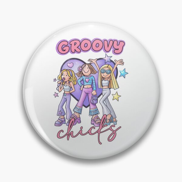 Item preview, Groovy Chick, Groovy Chick Girls, Groovy vibes Only designed and sold by graphic-genie.