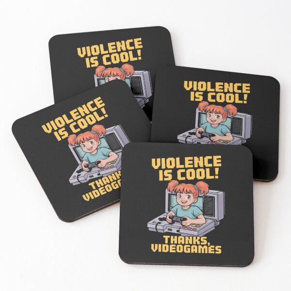 Item preview, Violence Is Cool Thanks Video Games designed and sold by kowaldtlbung.