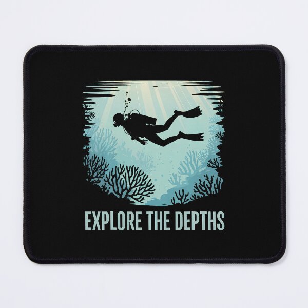 Item preview, Scuba Diving Scuba Diver Birthday Explore The Depths designed and sold by heupelipocko.