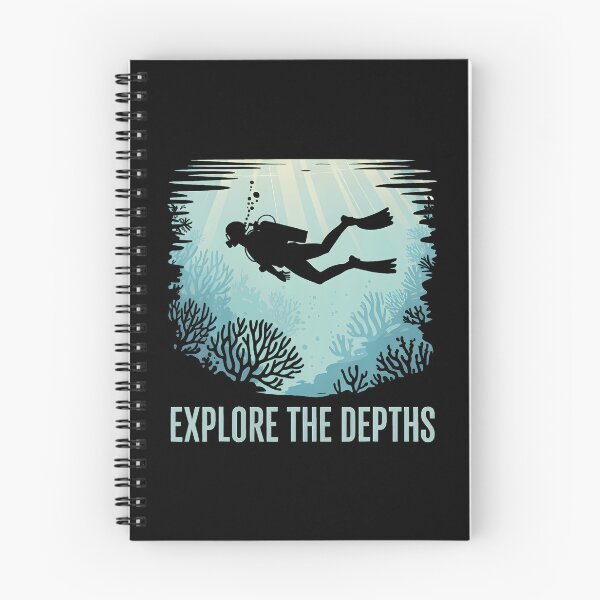 Item preview, Scuba Diving Scuba Diver Birthday Explore The Depths designed and sold by heupelipocko.