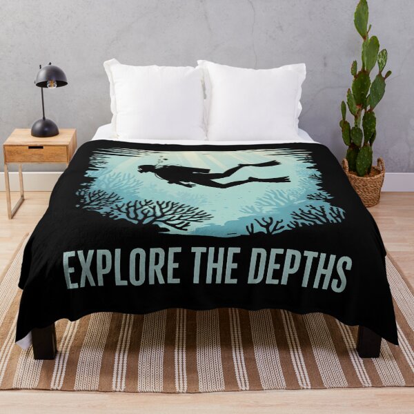 Item preview, Scuba Diving Scuba Diver Birthday Explore The Depths designed and sold by heupelipocko.