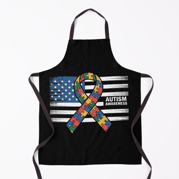 Item preview, Autism Awareness Mom Dad USA Flag Autistic Awareness Autism designed and sold by SIGORDESIGN.