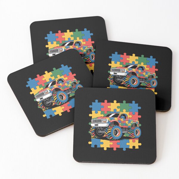 Item preview, Autism Awareness Monster Truck designed and sold by SIGORDESIGN.