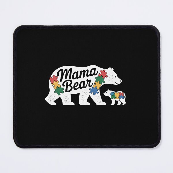 Item preview, Autism Awareness Mama Bear Autistic Kids Awareness Mom designed and sold by SIGORDESIGN.