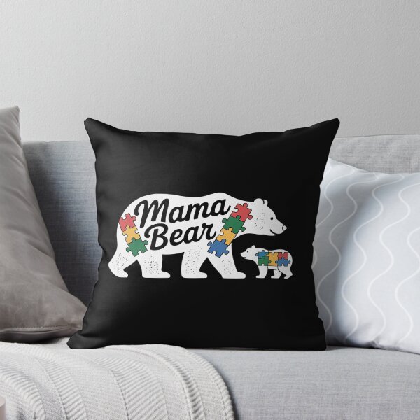 Item preview, Autism Awareness Mama Bear Autistic Kids Awareness Mom designed and sold by SIGORDESIGN.