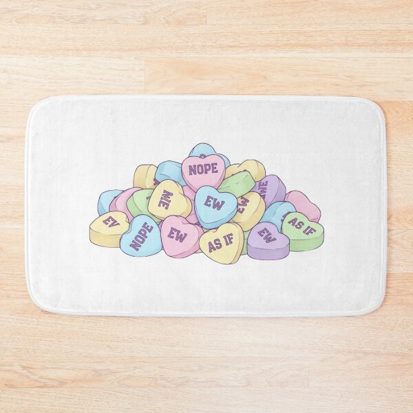 Item preview, Sassy Anti-Valentine Candy Hearts Nope Ew As If Pastel Goth designed and sold by ARTReMi.