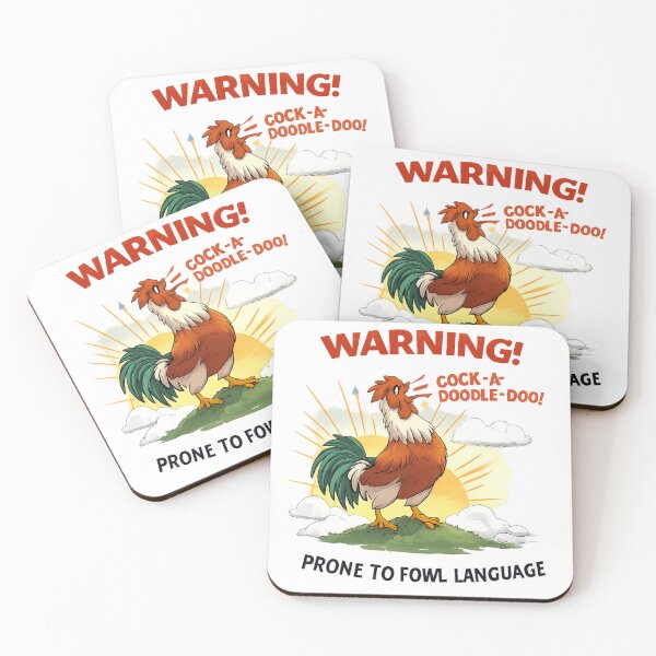 Item preview, WARNING! PRONE TO FOWL LANGUAGE designed and sold by DomGDesign.