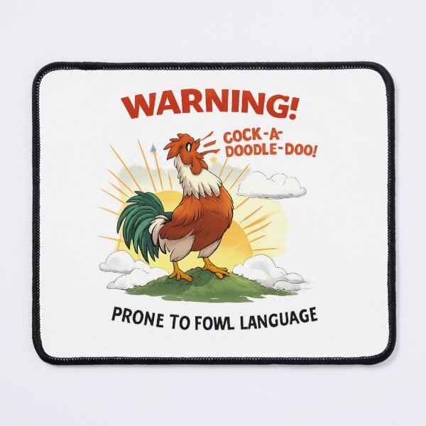 Item preview, WARNING! PRONE TO FOWL LANGUAGE designed and sold by DomGDesign.