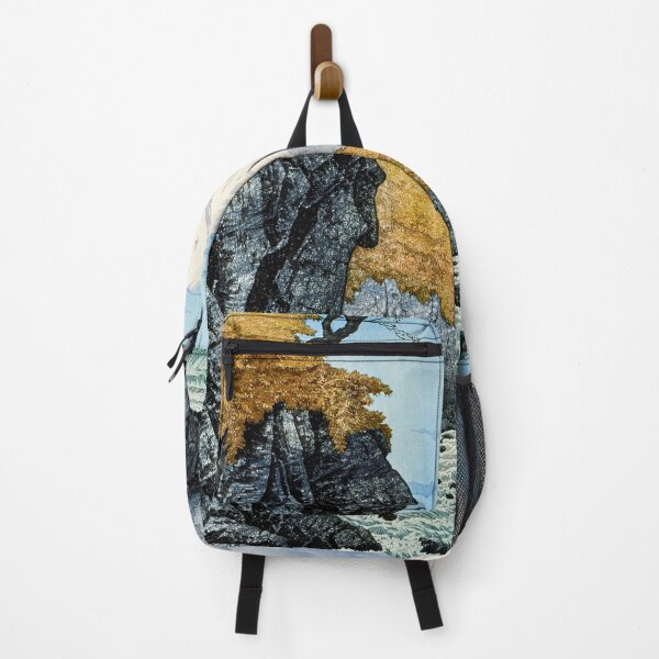 Item preview, Mount Fuji and Rocky River Gorge - Hiroaki Takahashi Vintage Print designed and sold by Open Canvas.